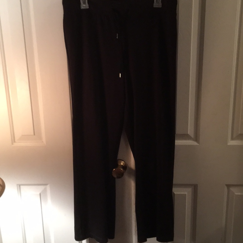 Nice black polyester pants.